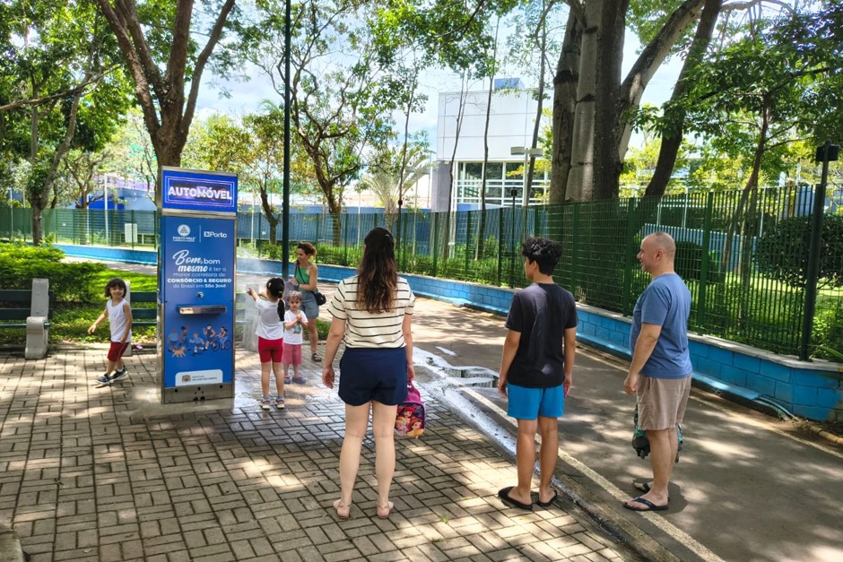 Público aprova novos bebedouros e vaporizadores